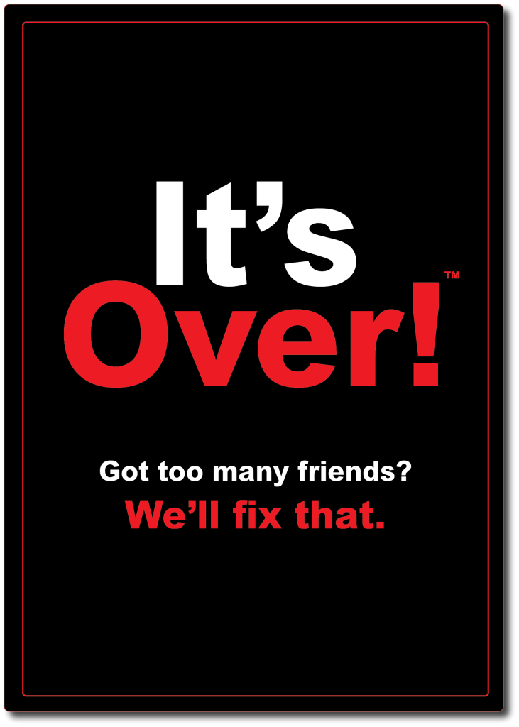 It's Over! Example card